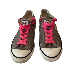 Converse All Stars pink and grey size 7.5
